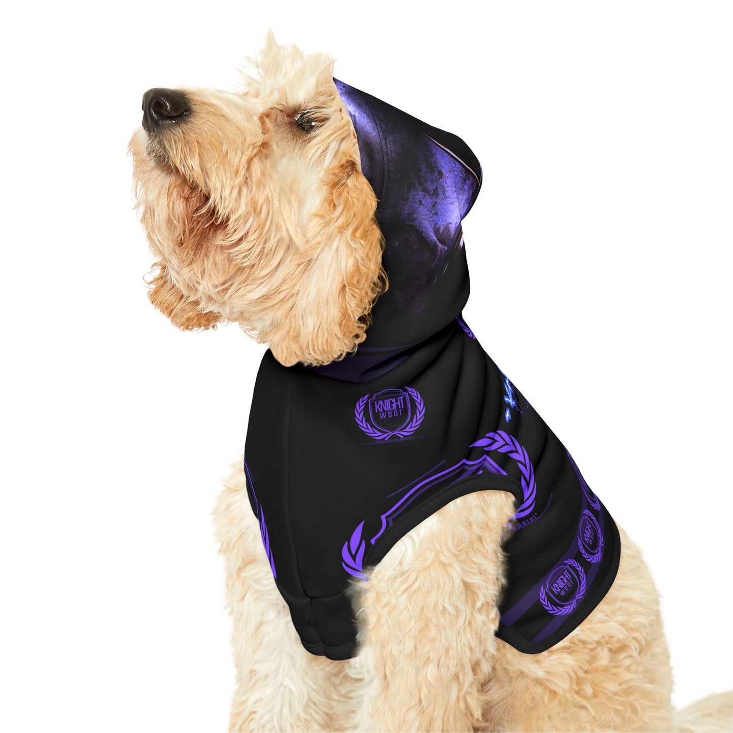 MidKnight-Black Pet Hoodie