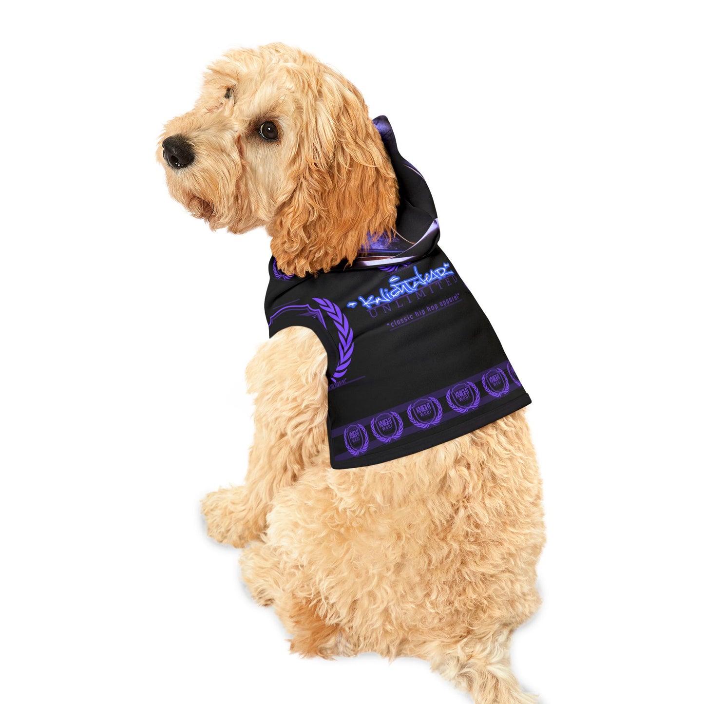 MidKnight-Black Pet Hoodie