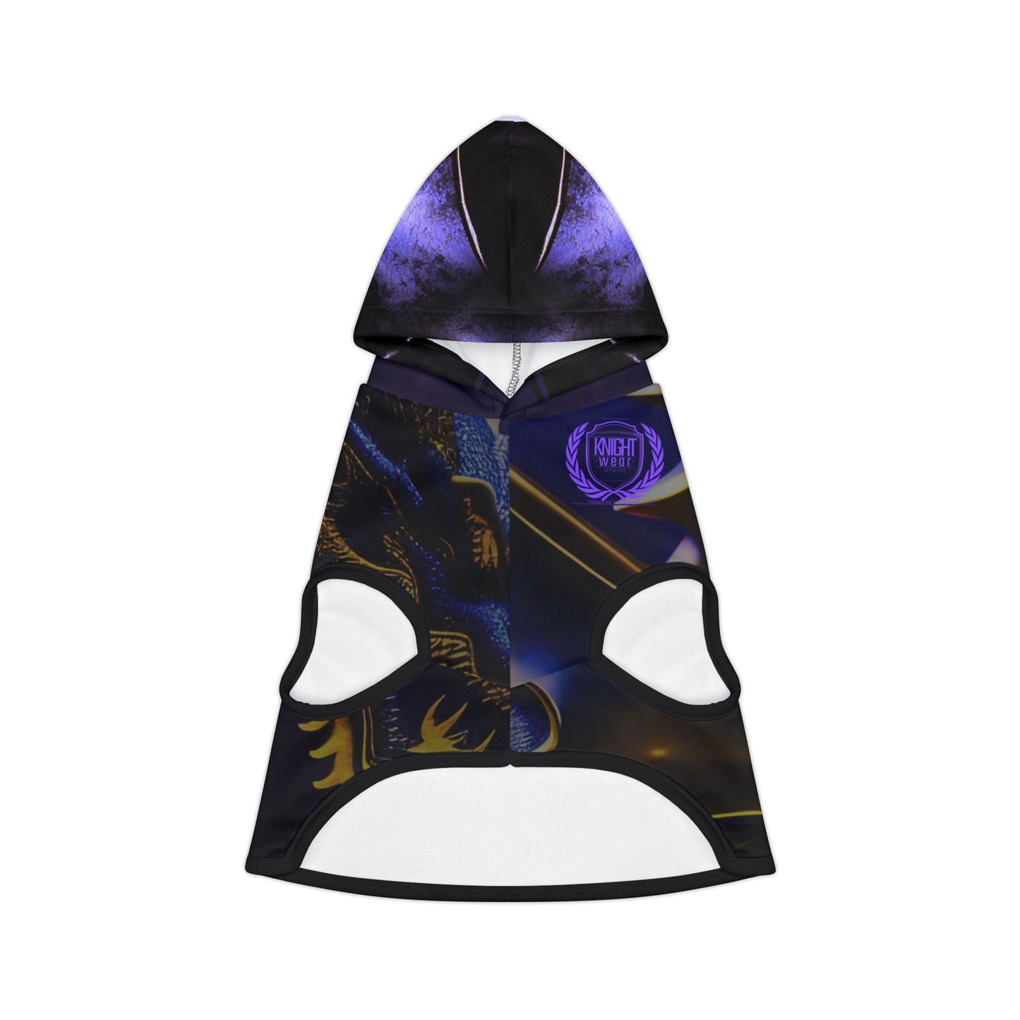 MidKnight-Dragon Pet Hoodie