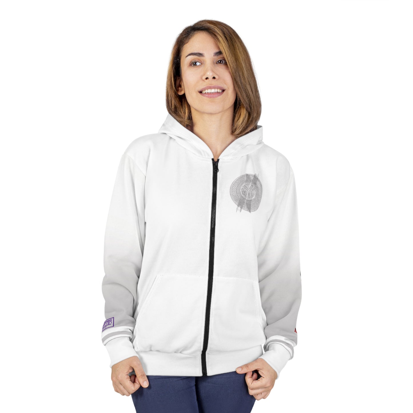 Gradient Zip Hoodie - Love & Loyalty Graphic Zip Hoodies
