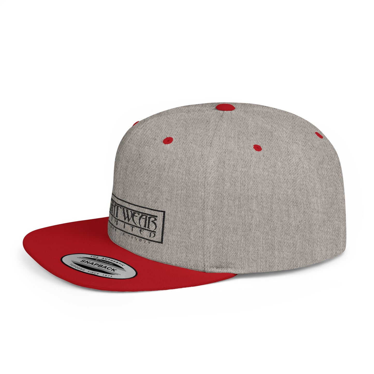KnightWear Snapback — KnightWear Embroidered Flat Bill Caps