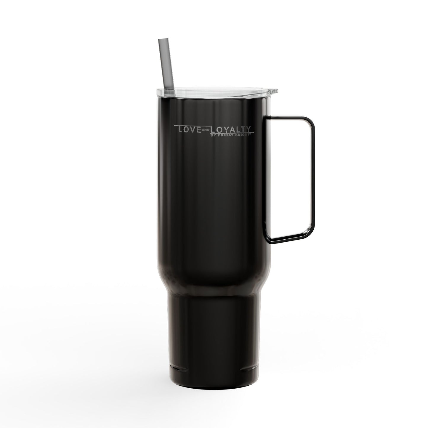 40oz Engraved Love & Loyalty NYC Stainless Insulated Tumbler - with Lid & Straw
