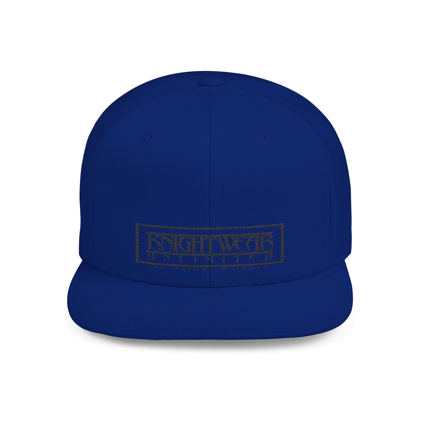 KnightWear Snapback — KnightWear Embroidered Flat Bill Caps