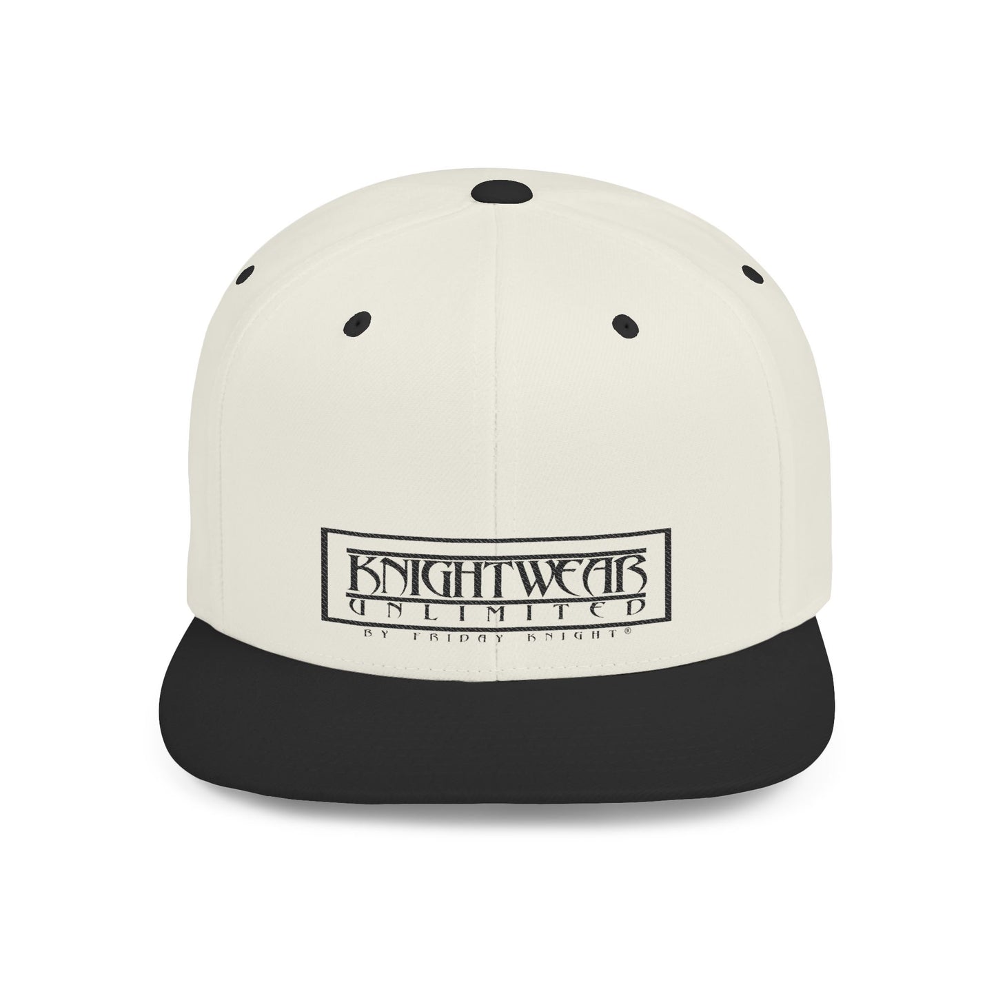 KnightWear Snapback — KnightWear Embroidered Flat Bill Caps