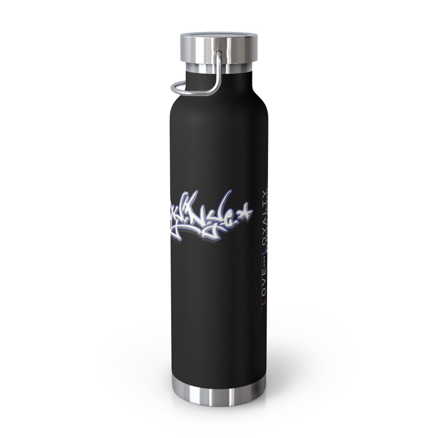 L&L 22oz Copper Vacuum Water Bottle (8 Colors)—Love & Loyalty NYC Graffiti Script Bottles
