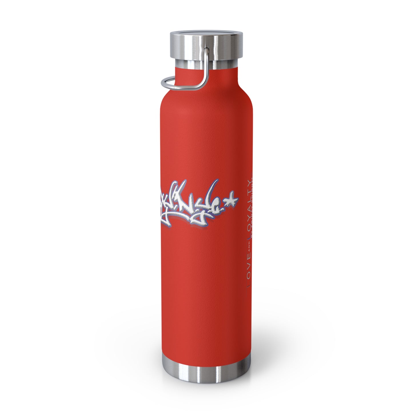 L&L 22oz Copper Vacuum Water Bottle (8 Colors)—Love & Loyalty NYC Graffiti Script Bottles