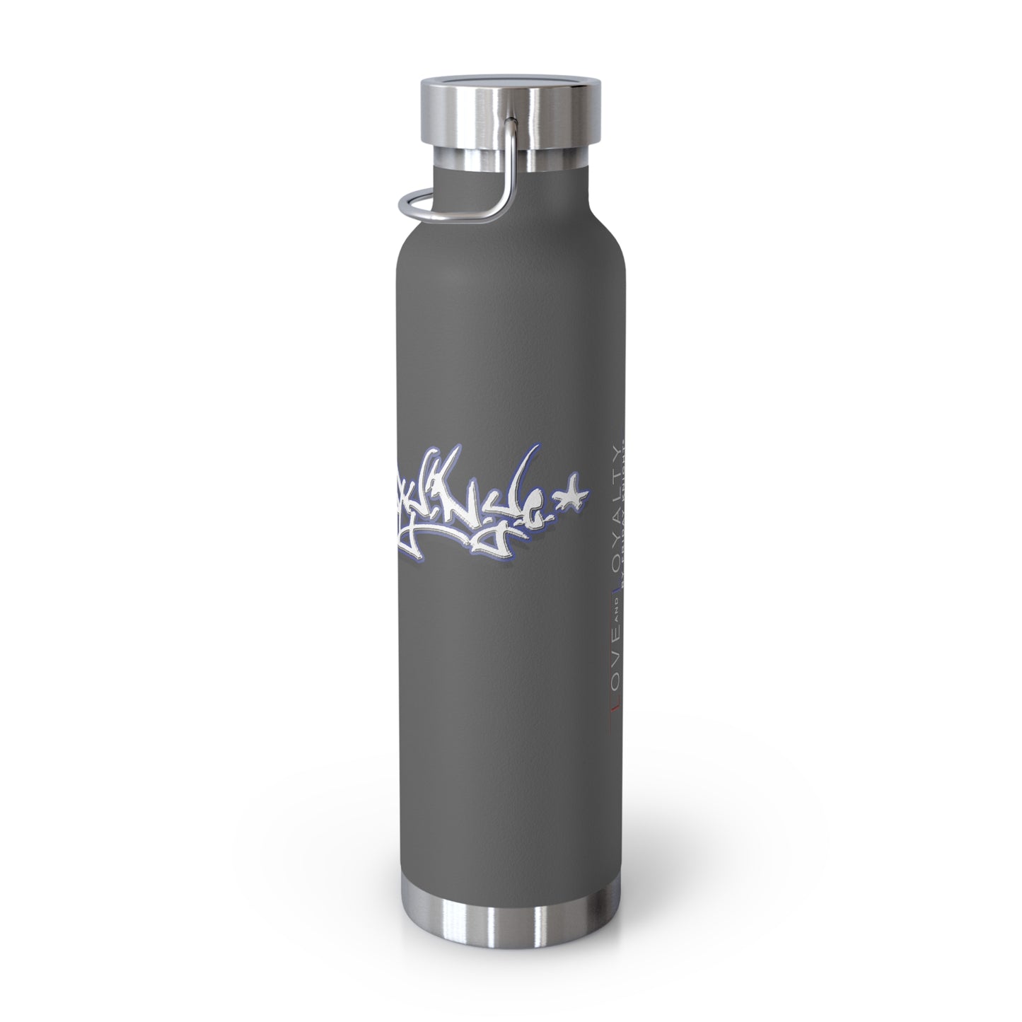 L&L 22oz Copper Vacuum Water Bottle (8 Colors)—Love & Loyalty NYC Graffiti Script Bottles