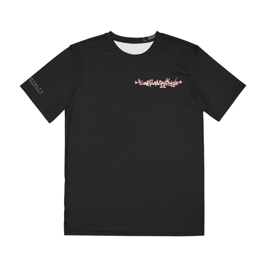 Men's "Blackout" Urban Nightscape Tee - Love and Loyalty NYC Graffiti Script Tees