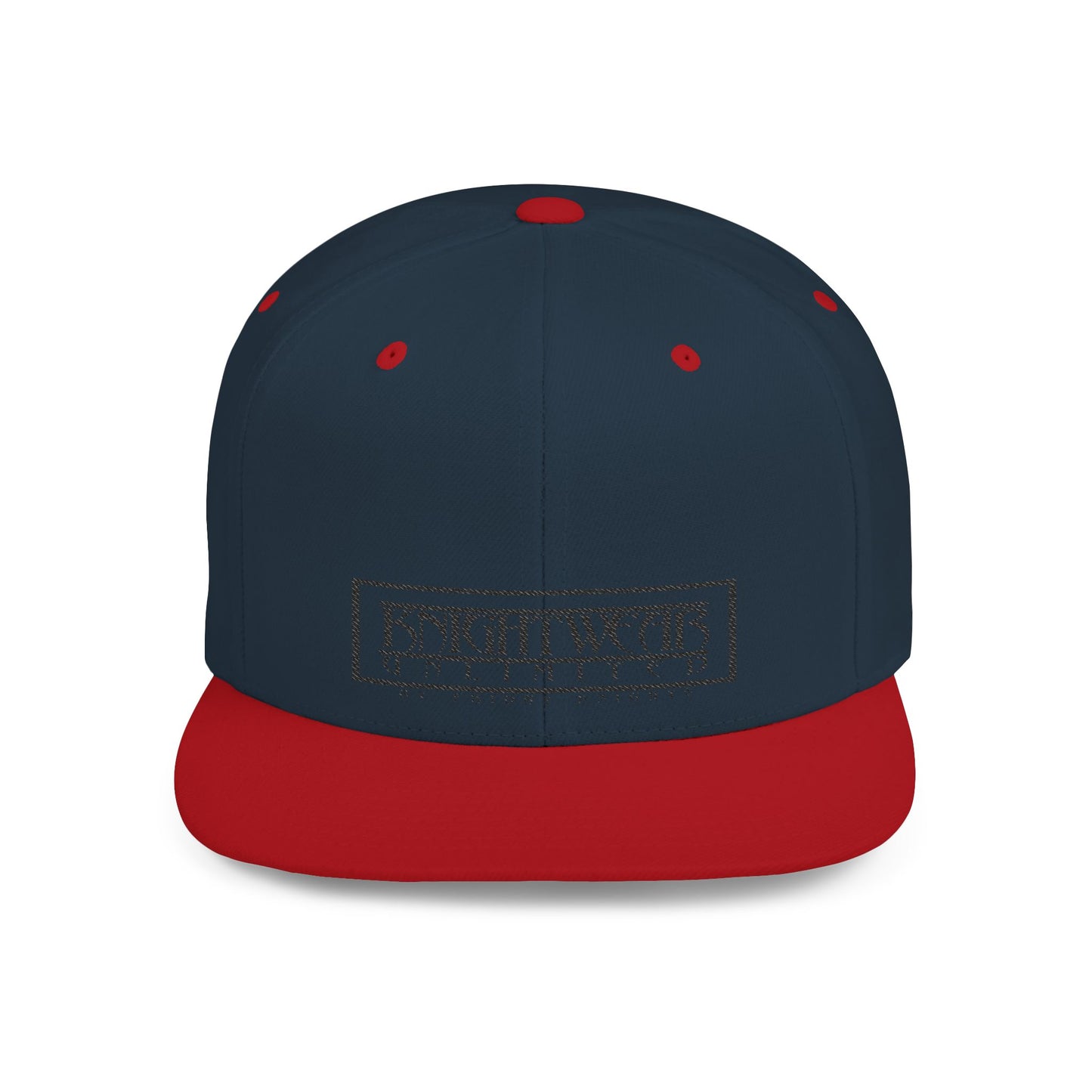KnightWear Snapback — KnightWear Embroidered Flat Bill Caps