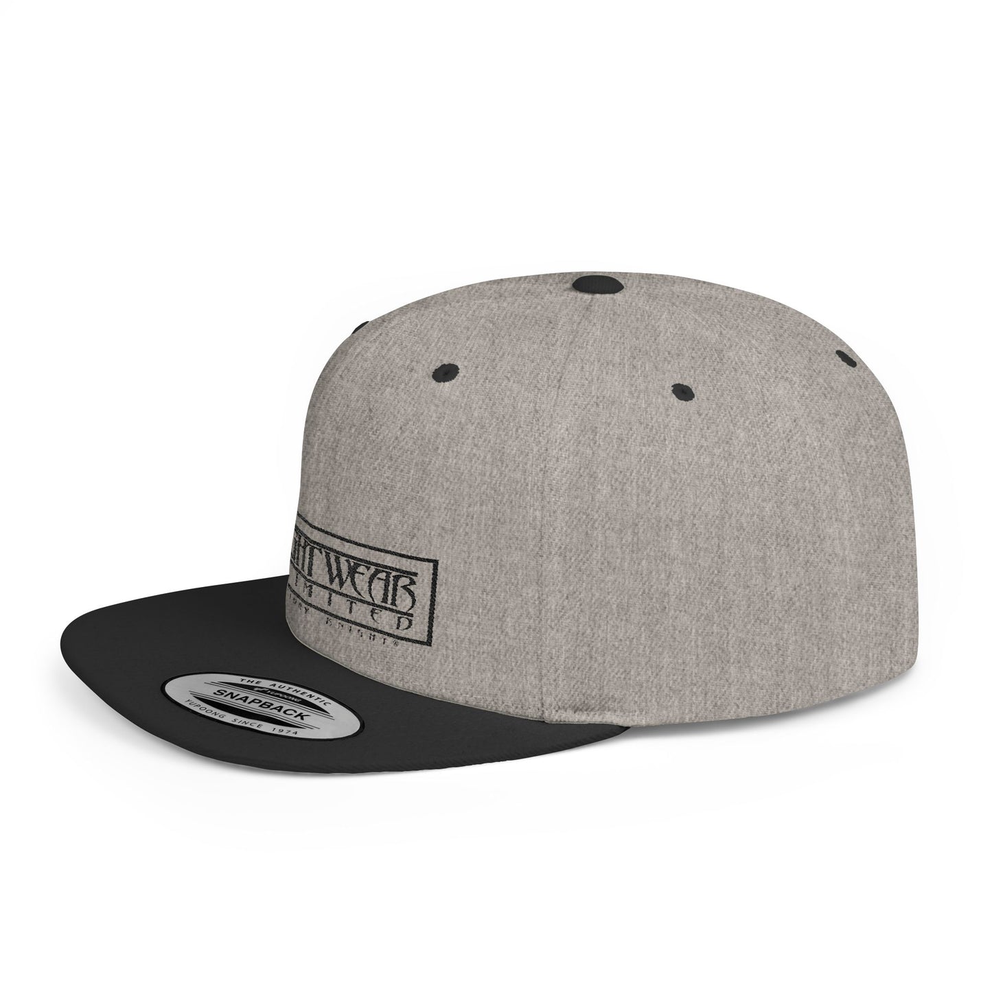 KnightWear Snapback — KnightWear Embroidered Flat Bill Caps