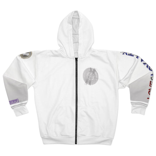 Gradient Zip Hoodie - Love & Loyalty Graphic Zip Hoodies