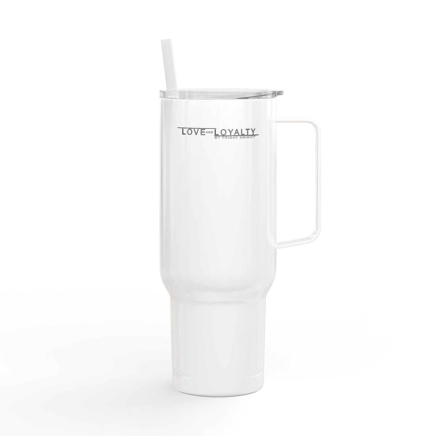 40oz Engraved Love & Loyalty NYC Stainless Insulated Tumbler - with Lid & Straw