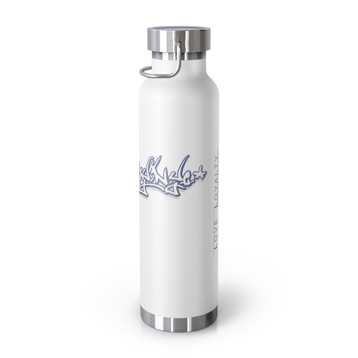 L&L 22oz Copper Vacuum Water Bottle (8 Colors)—Love & Loyalty NYC Graffiti Script Bottles