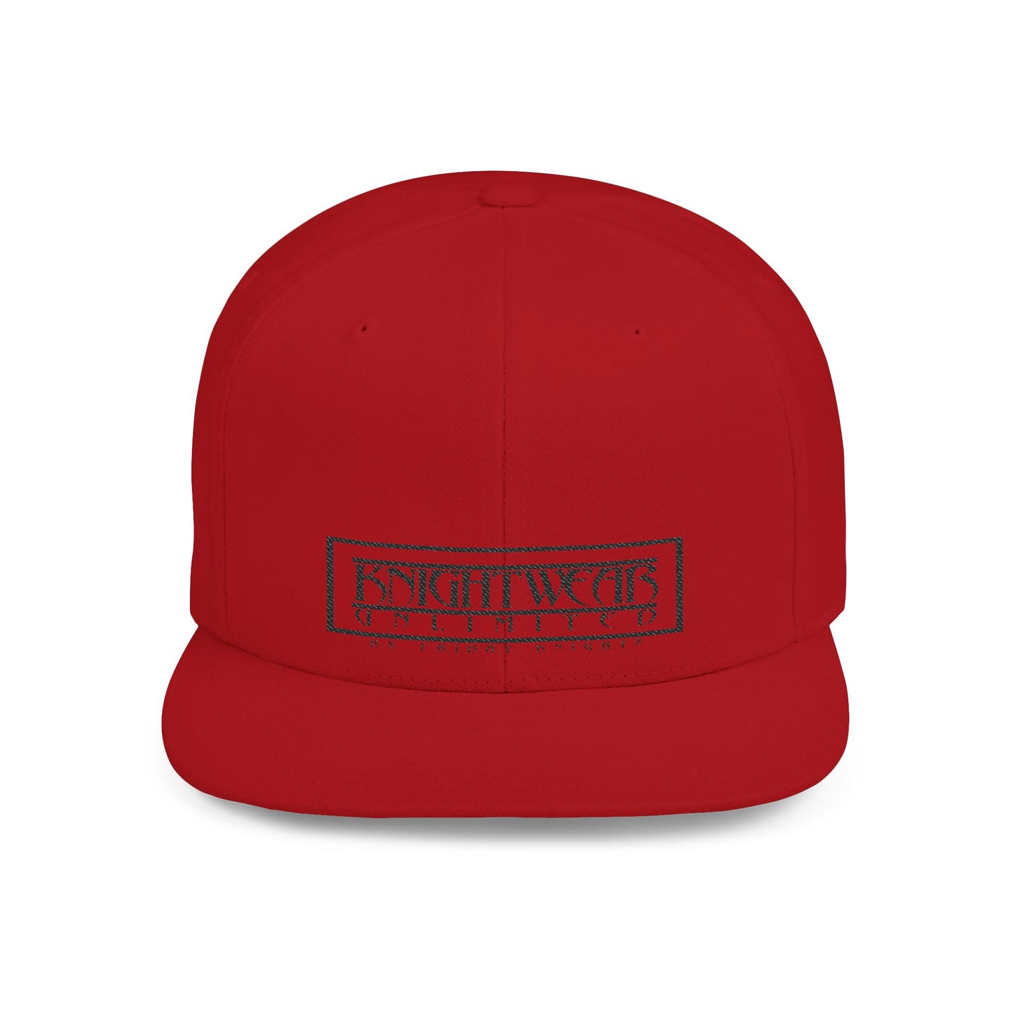 KnightWear Snapback — KnightWear Embroidered Flat Bill Caps