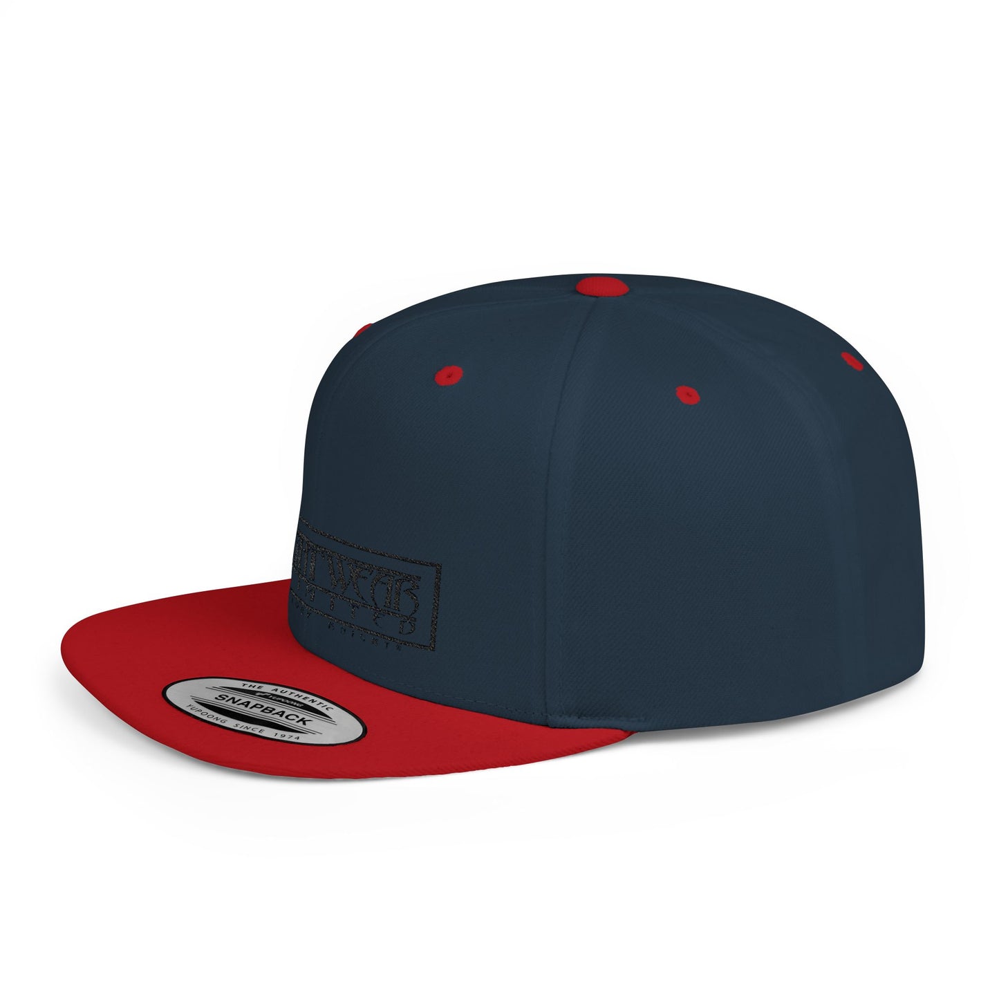 KnightWear Snapback — KnightWear Embroidered Flat Bill Caps