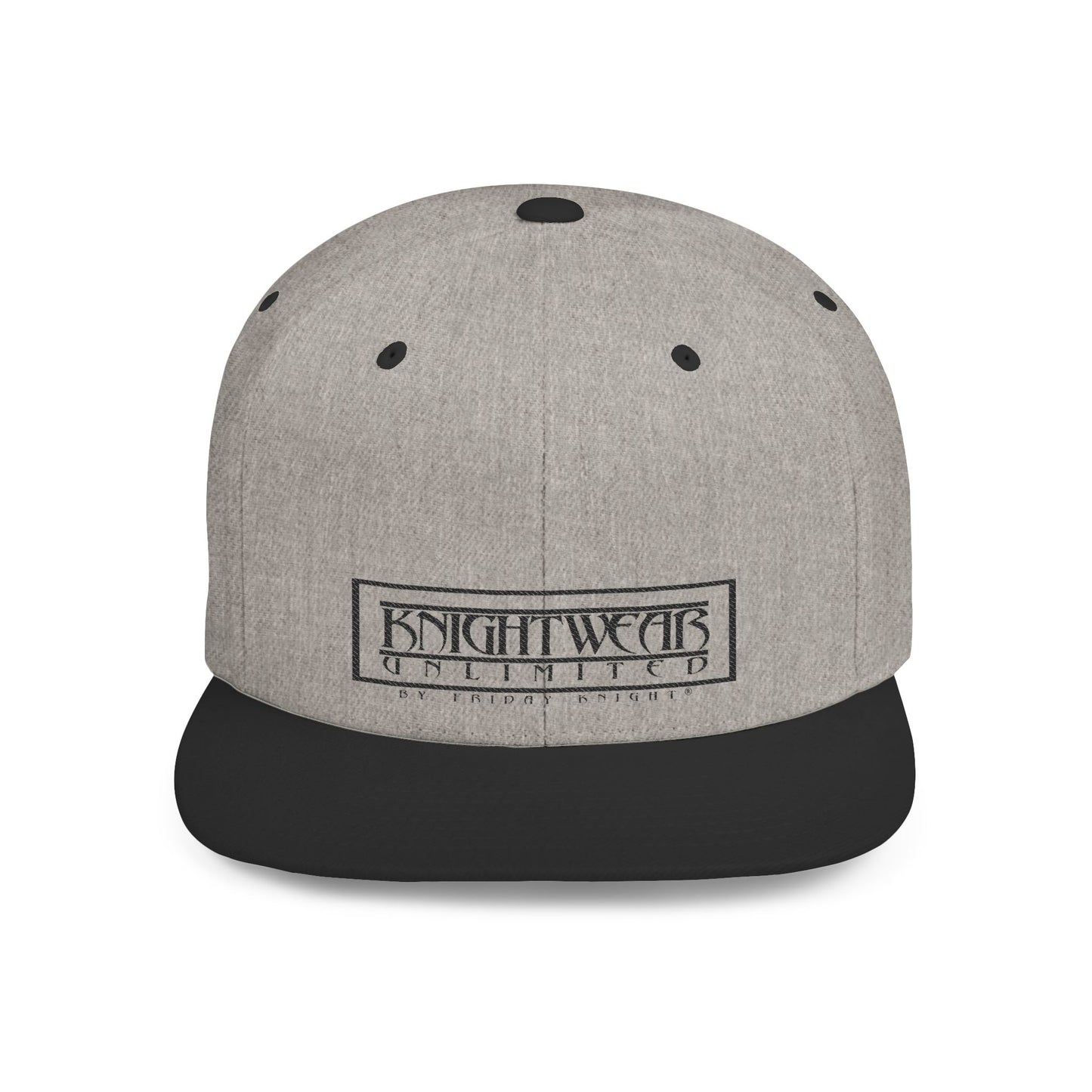 KnightWear Snapback — KnightWear Embroidered Flat Bill Caps
