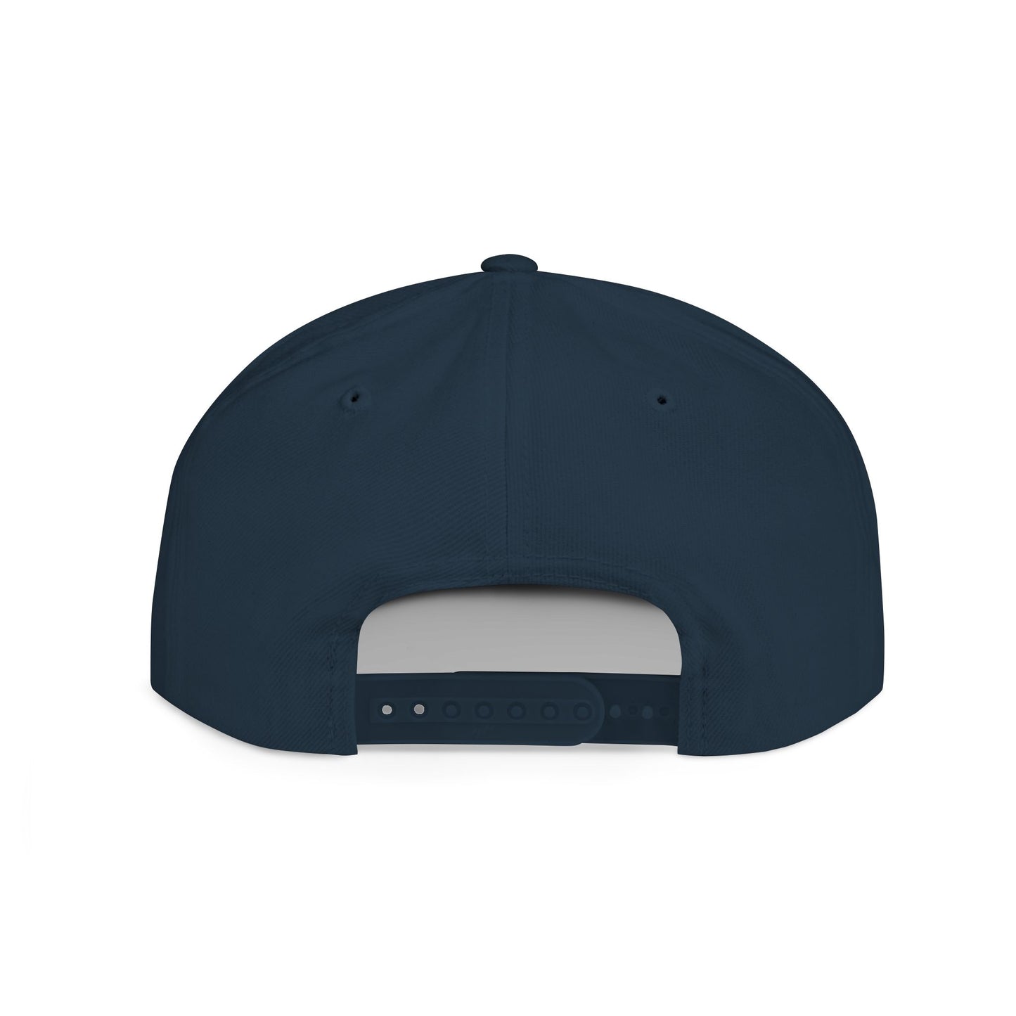 Flat Bill Snapback Hat — Love & Loyalty NYC Graffiti Script Embroidery