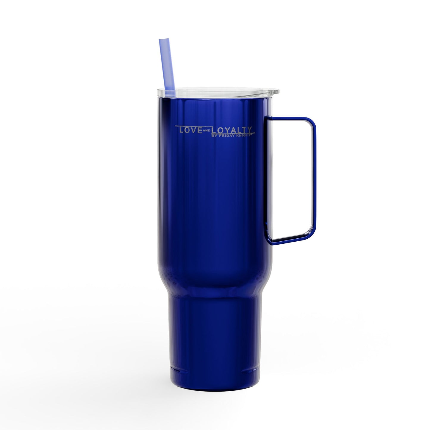 40oz Engraved Love & Loyalty NYC Stainless Insulated Tumbler - with Lid & Straw