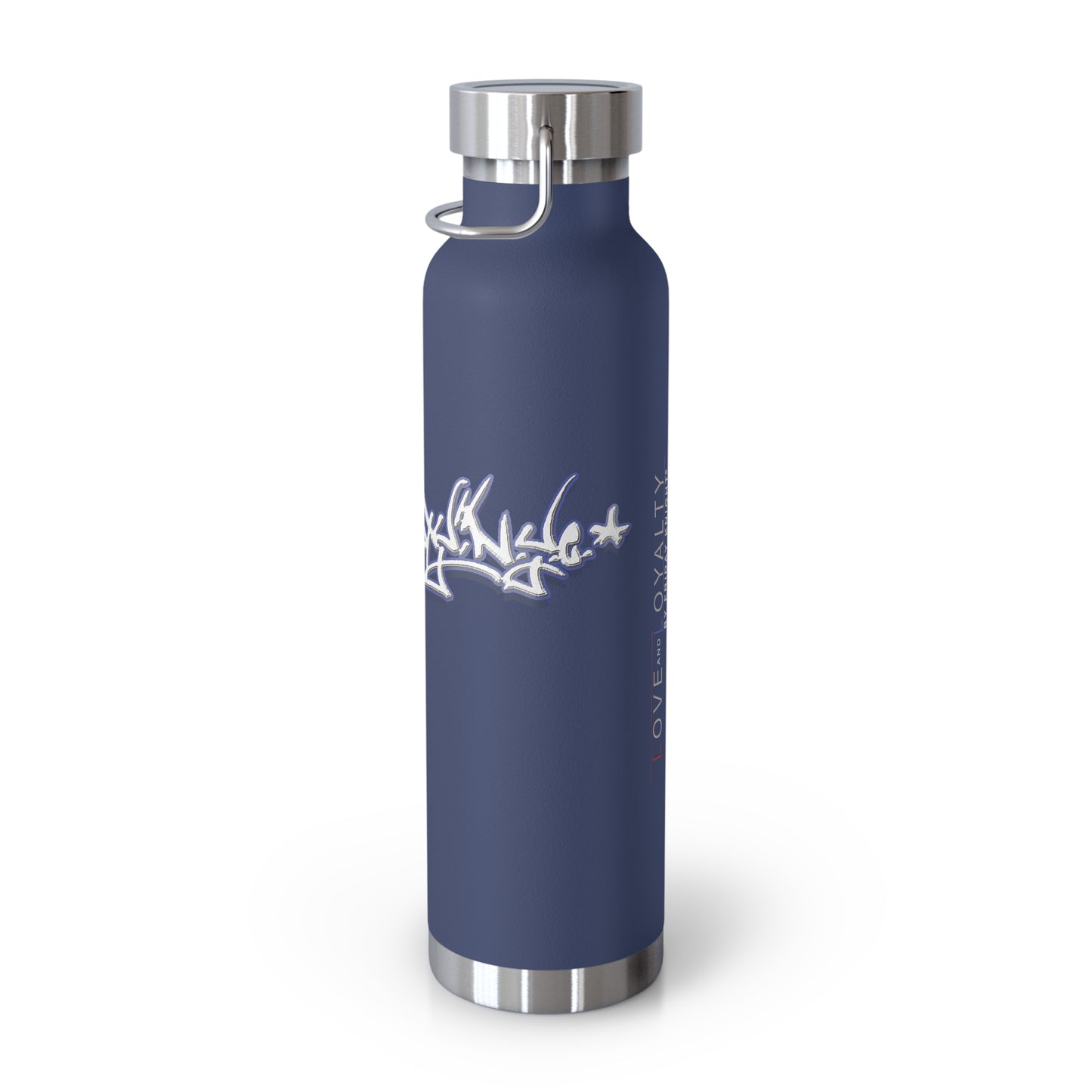 L&L 22oz Copper Vacuum Water Bottle (8 Colors)—Love & Loyalty NYC Graffiti Script Bottles