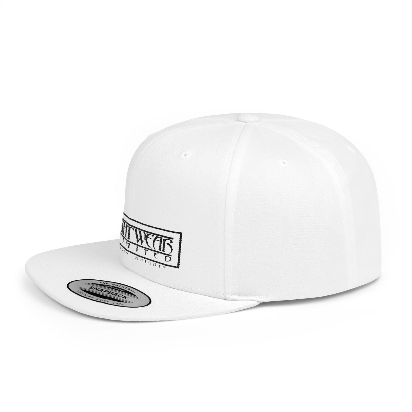 KnightWear Snapback — KnightWear Embroidered Flat Bill Caps