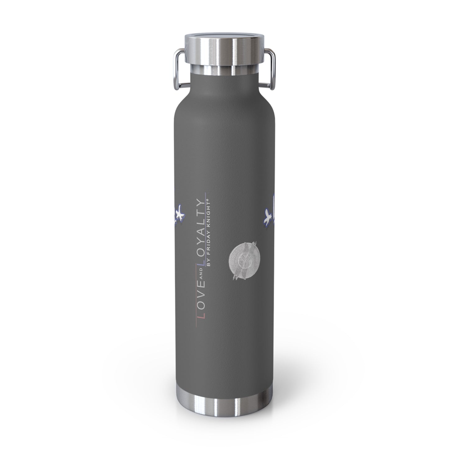 L&L 22oz Copper Vacuum Water Bottle (8 Colors)—Love & Loyalty NYC Graffiti Script Bottles