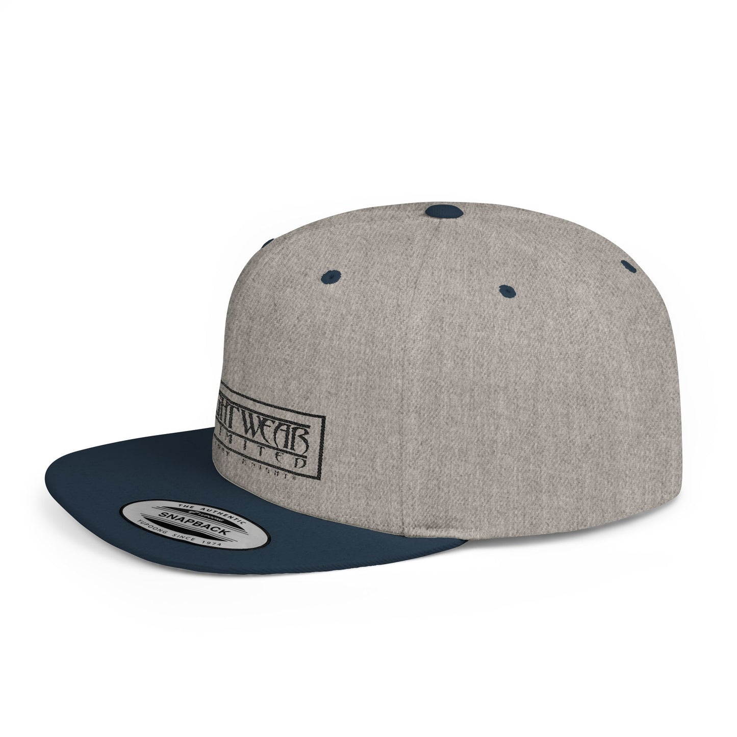 KnightWear Snapback — KnightWear Embroidered Flat Bill Caps
