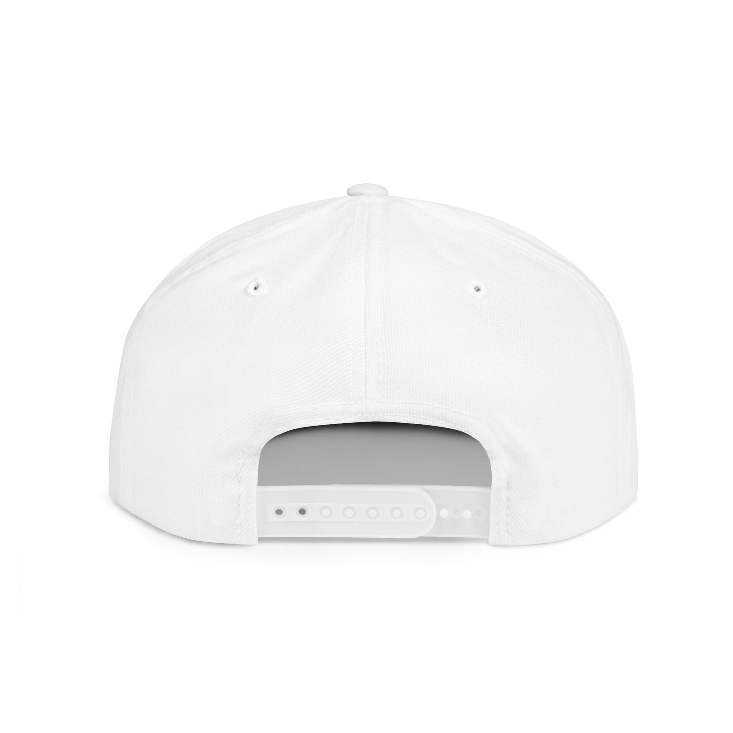 Flat Bill Snapback Hat — Love & Loyalty NYC Graffiti Script Embroidery