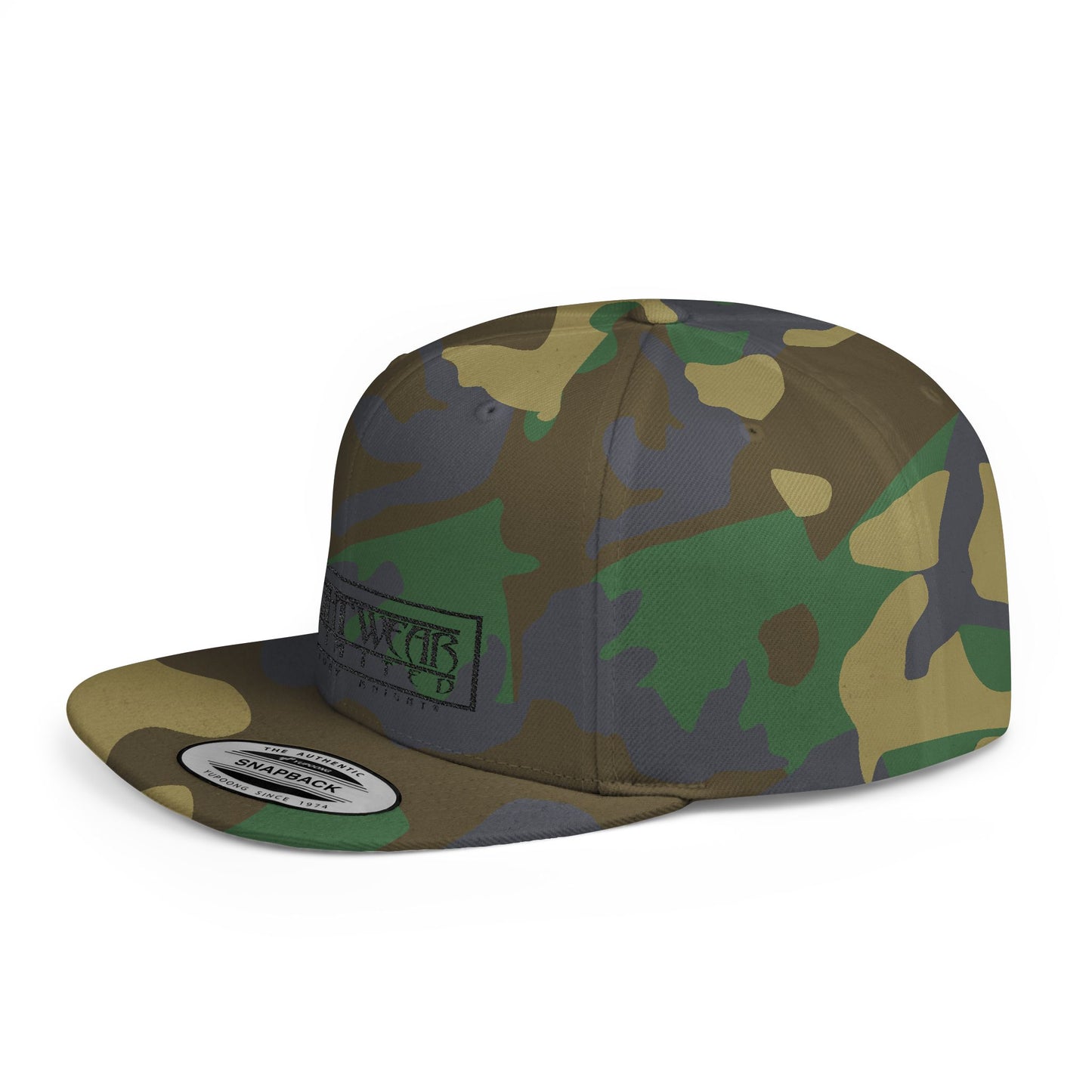 KnightWear Snapback — KnightWear Embroidered Flat Bill Caps