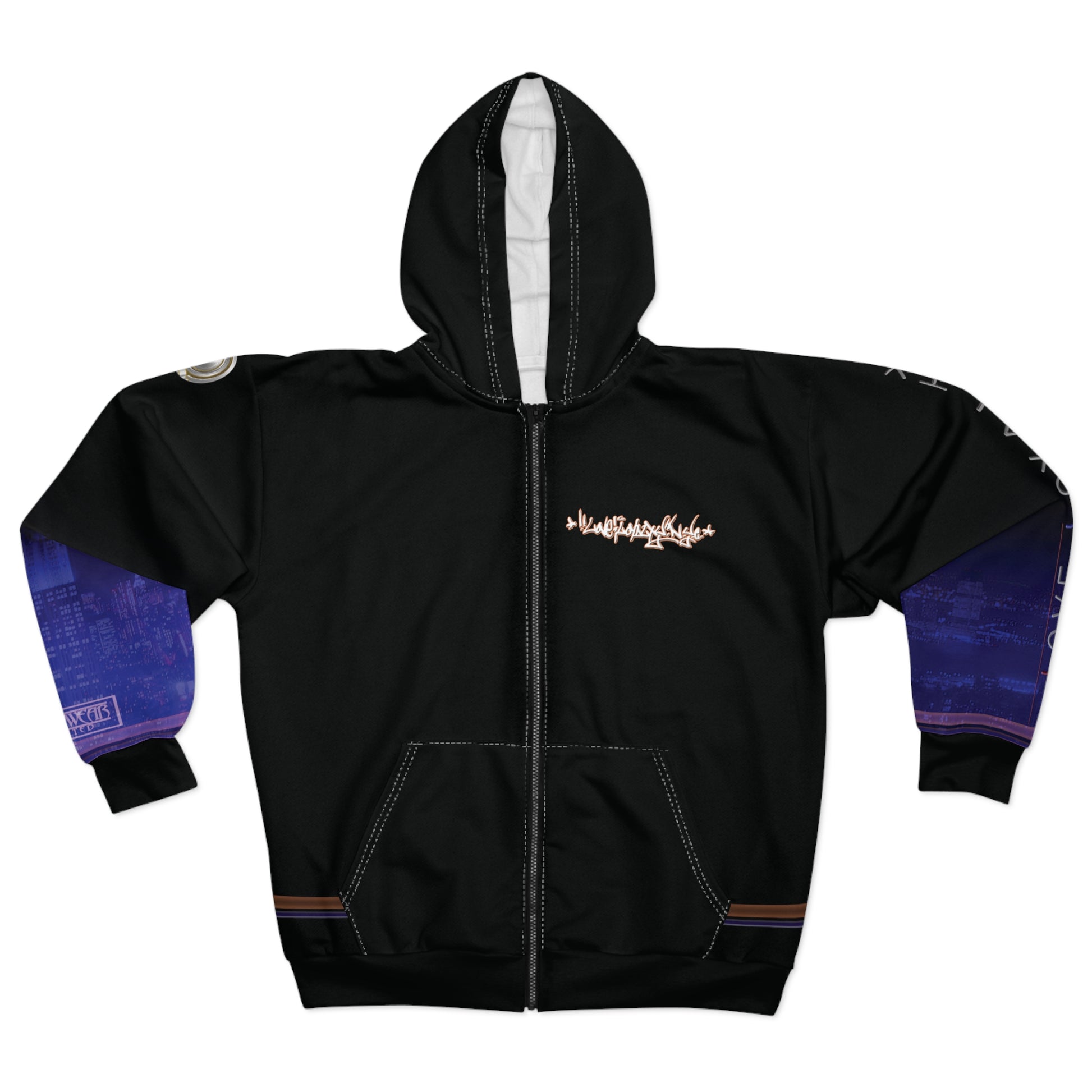 Love and Loyalty by Friday Knight®-Graphic Zip Hoodies