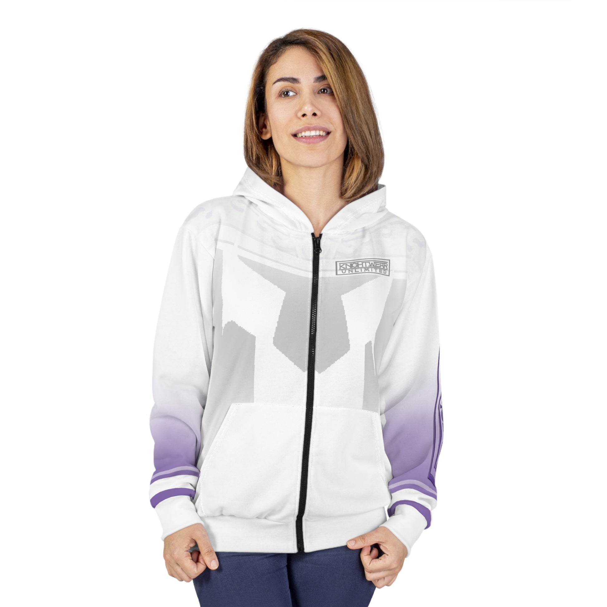 KnightWaer Graphic Zip Hoodies 