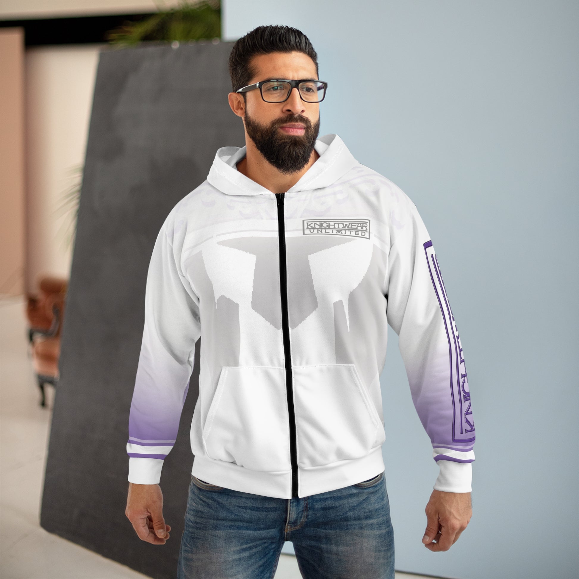 KnightWaer Graphic Zip Hoodies 